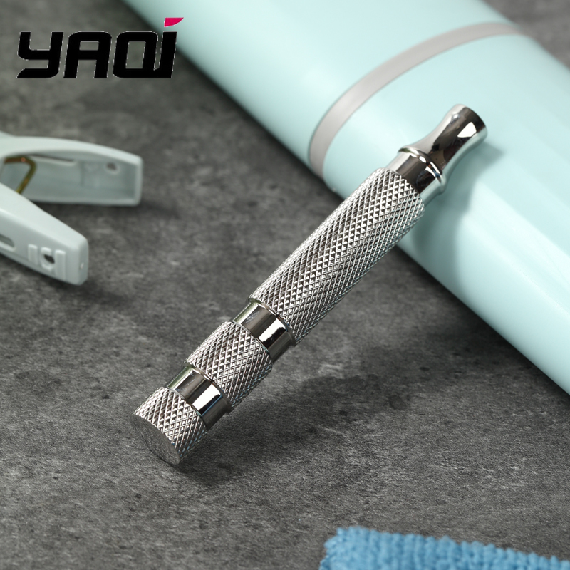 Safety Razor Handle - 2026 YAQI ด้ามมีดโกนหนวดสำหรับผู้ชาย ทำจากสแตนเลส 303 ขัดเงา
