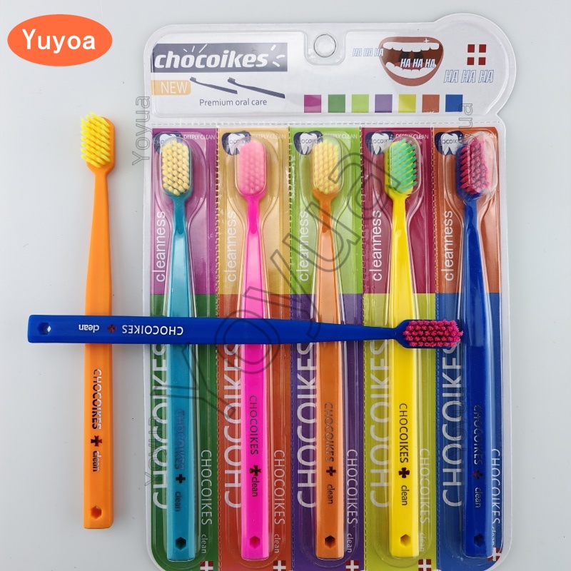Bamboo Toothbrush - 50 ชิ้น Ultra Soft แปรงสีฟันสีผู้ชายผู้หญิงผู้ใหญ่ในครัวเรือนแปรงฟันจัดฟันแปรงฟัน Oral