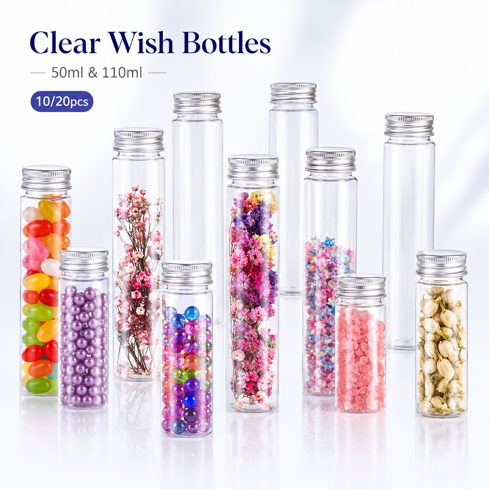 20 ชิ้น 50 มล./100 มล. หลอดใสแ - Reusable Bottle บทวิจารณ์และราคา