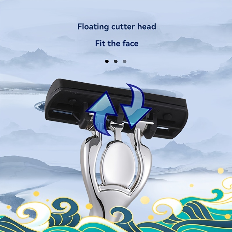 มีดโกนหนวดแบบมืออาชีพ ด้ามโลหะ - Safety Razor Handle บทวิจารณ์และราคา