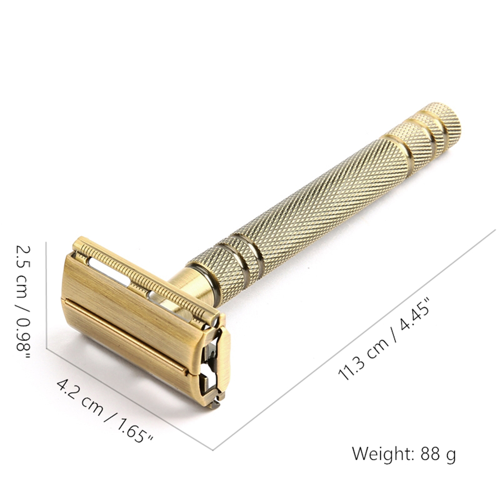 YINTAL ทองเหลืองมีดโกนสําหรับผ - Safety Razor Handle บทวิจารณ์และราคา