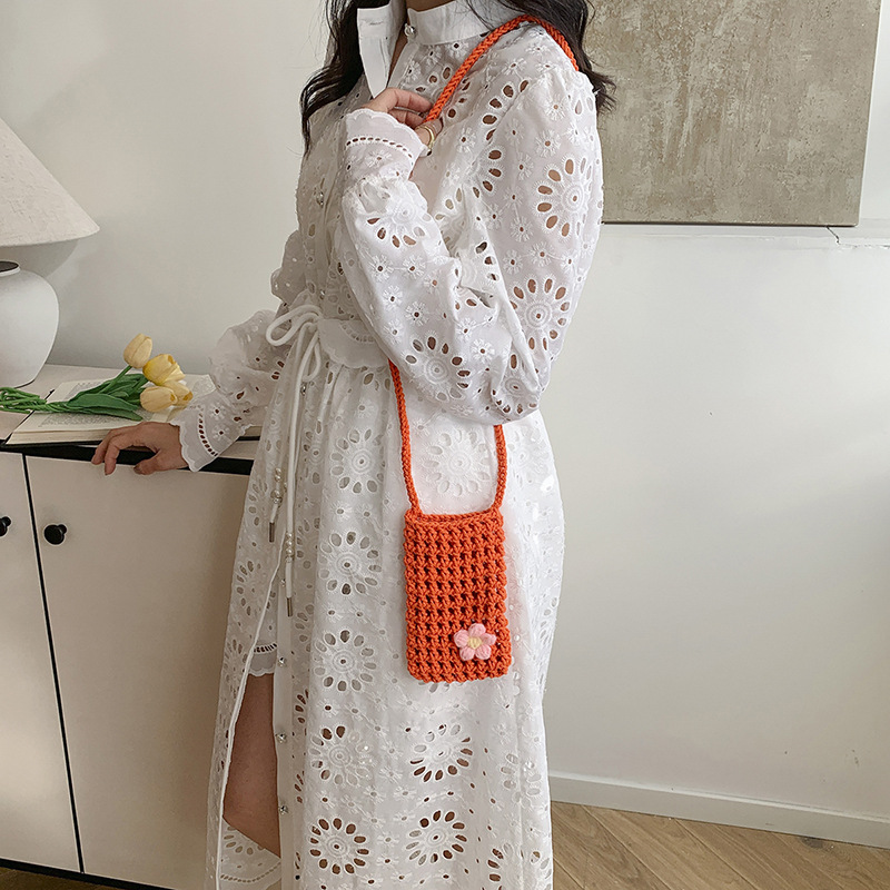 กระเป๋าโทรศัพท์แบบถักลายฉลุอเน - Reusable Bag บทวิจารณ์และราคา