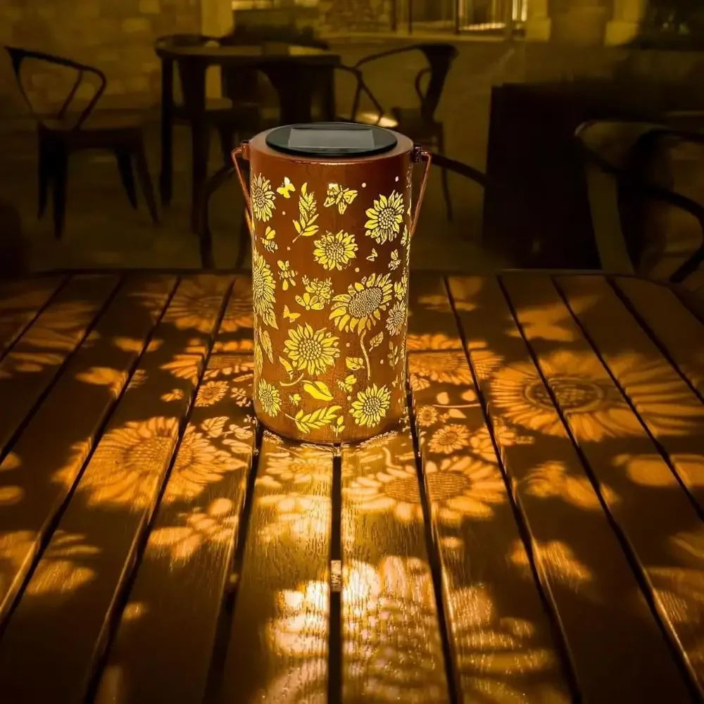 โคมไฟดอกทานตะวันและโคมไฟเงา กั - Solar Garden Light บทวิจารณ์และราคา