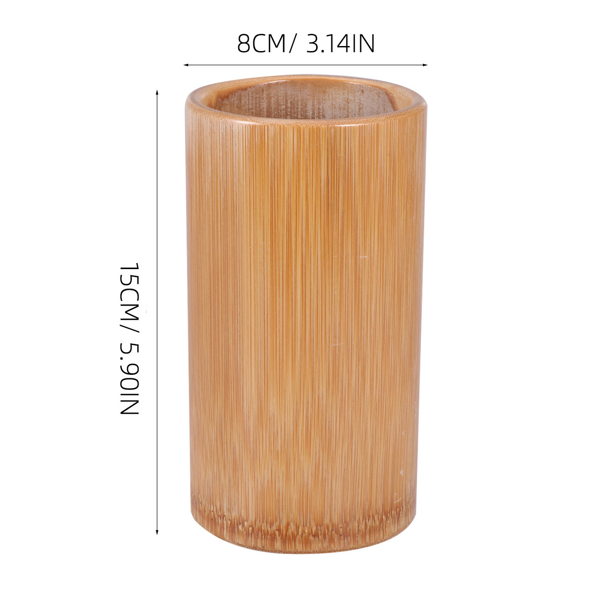 กระบอกเก็บตะเกียบไม้ไผ่ คุณภาพ - Bamboo Cutlery บทวิจารณ์และราคา
