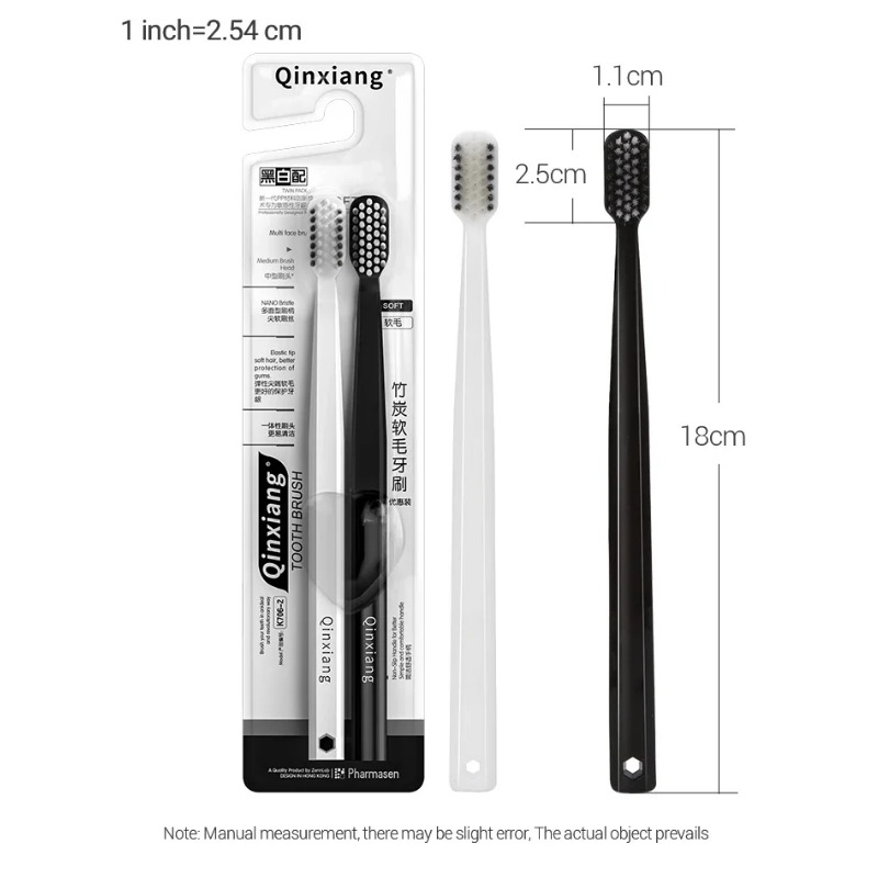 2-10PC แปรงสีฟันถ่านไม้ไผ่เป็น - Bamboo Toothbrush บทวิจารณ์และราคา