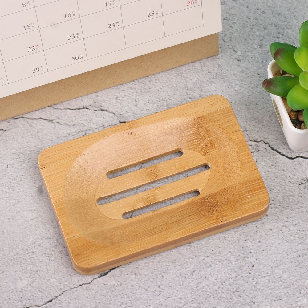 แบบพกพาไม้ถาดสบู่Drainerจานสบู - Bamboo Cutlery บทวิจารณ์และราคา