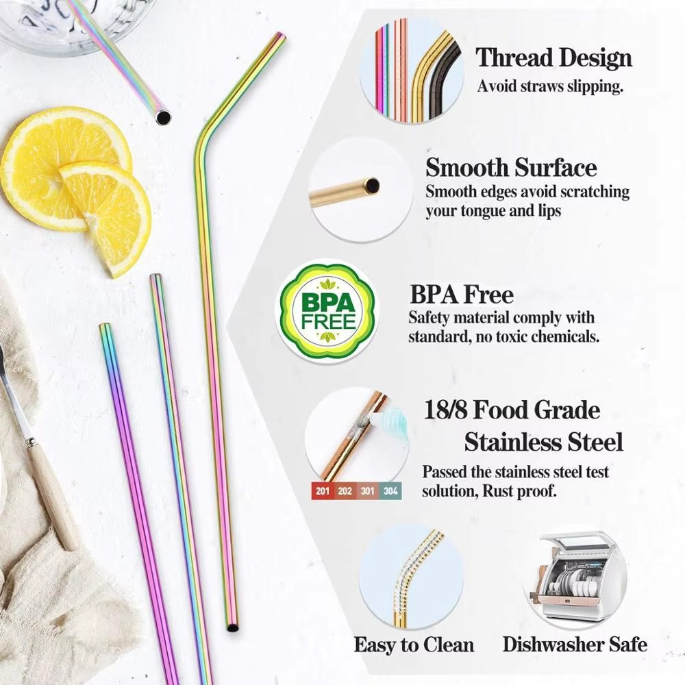 UPORS หลอดดูดดื่มแบบใช้ซ้ําได้ - Reusable Straw บทวิจารณ์และราคา