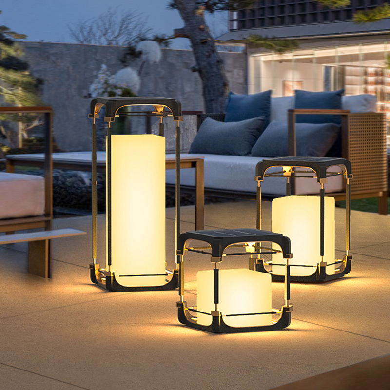 โคมไฟตั้งพื้นแบบมีแสงสว่าง โคม - Solar Garden Light บทวิจารณ์และราคา