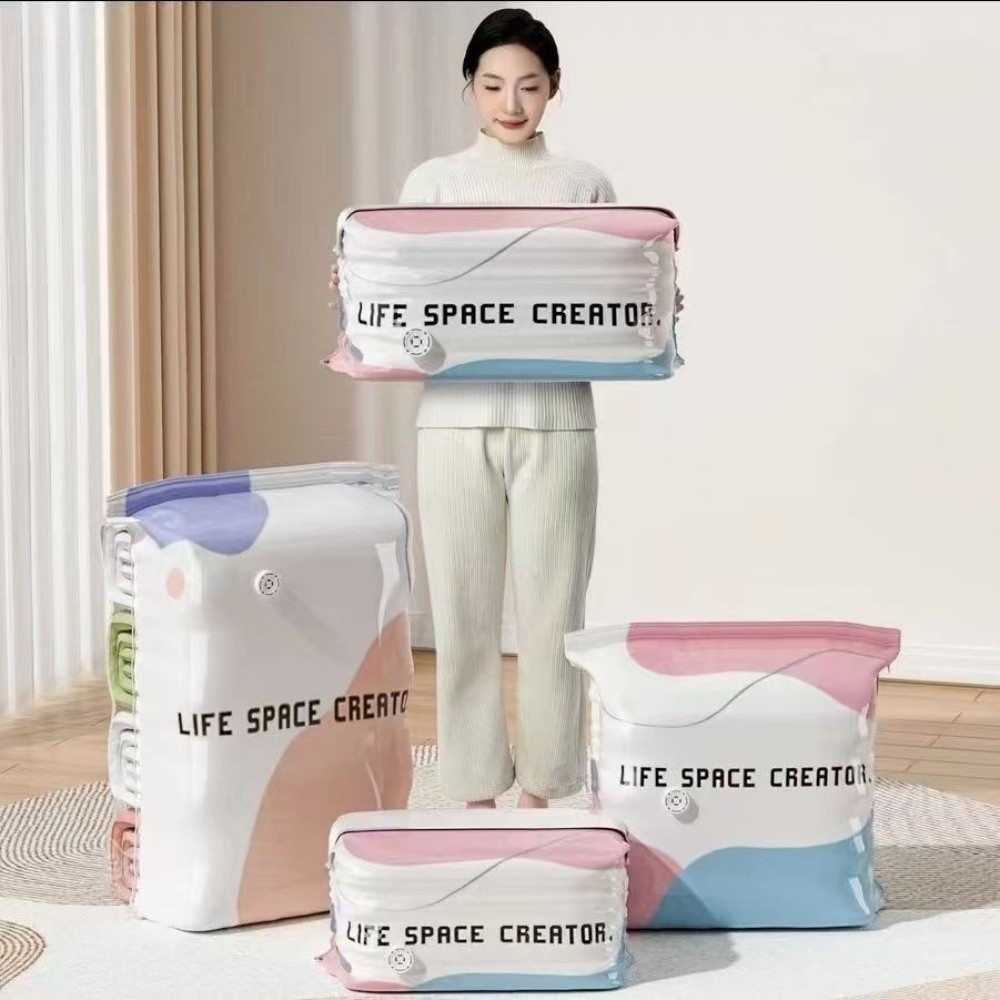 ถุงเก็บของสูญญากาศแบบกดปิดผนึก - Reusable Bag บทวิจารณ์และราคา